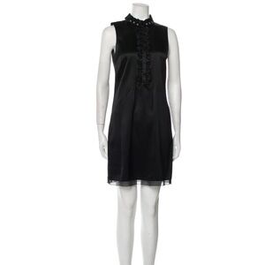 Elie Tahari Mock Neck Mini Dress
